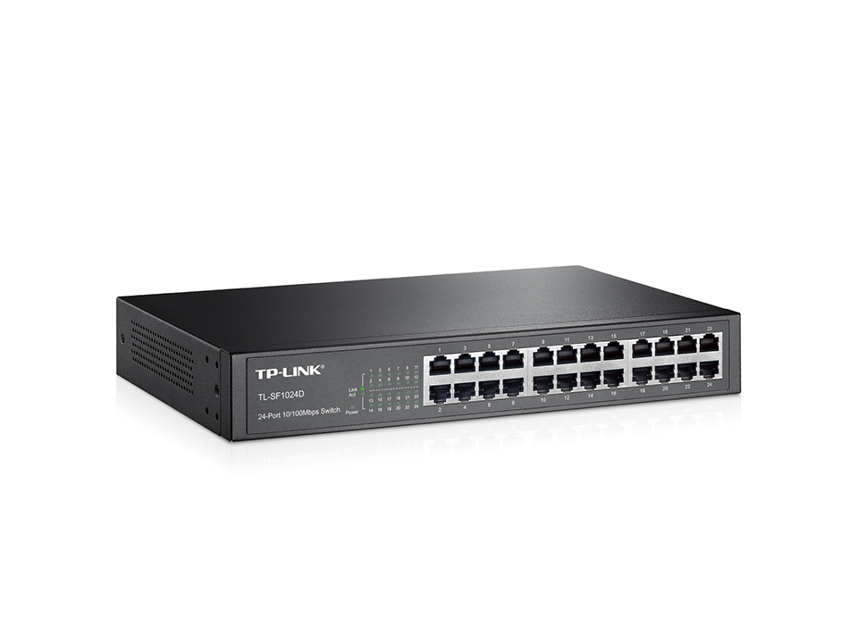 Switch TP-LINK TL-SF1024D 24x RJ45/10/100Mbps/Rackmount metalno kuciste - Слика 2