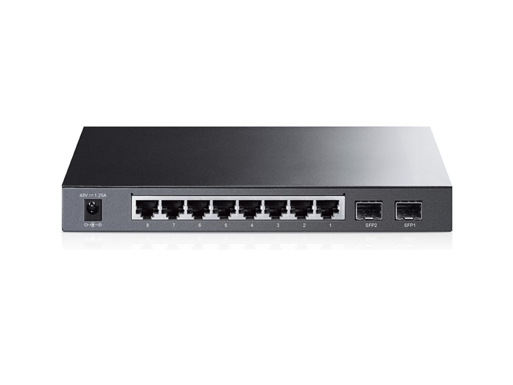 Switch TP-LINK TL-SG2210P(T1500G-10PS) Gigabit/10x RJ45/1Gbps/Smart/8x POE+/Desktop metalno kuciste - Слика 2
