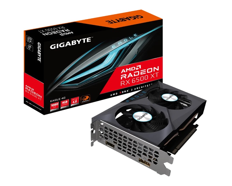 GIGABYTE AMD Radeon RX 6500 XT EAGLE OC 4GB 64bit GV-R65XTEAGLE-4GD grafička karta - Слика 2