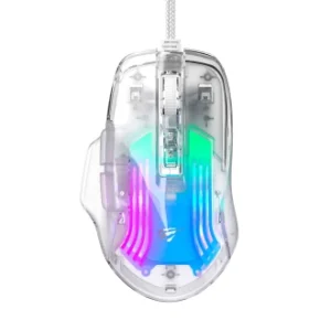 Havit USB miš MS1011SE transparent bela