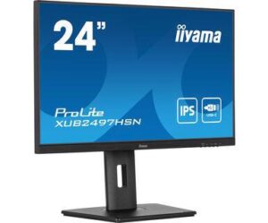 IIYAMA 24" XUB2497HSN-B1 1920 x 1080 100Hz, 1ms, USB HUb Type C  65W, RJ45