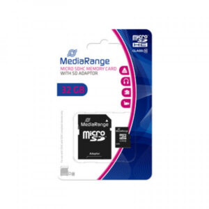 MEDIARANGE 32GB MICRO SDHC+ADPTER/C10
