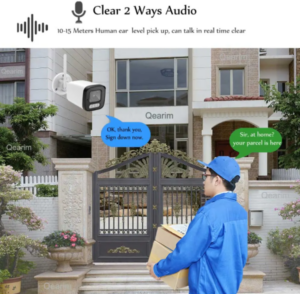 CAM-IP5MP-B6 GMB kamera 5MP, H.265 WiFi Camera, Metal, ICSEE App, 2pcs IR LED+2pcs White LED, 2.8mm