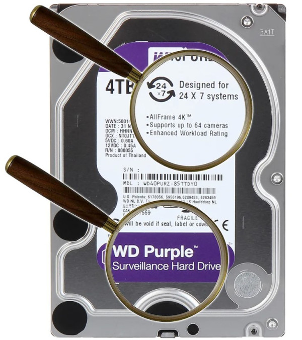HDD 3.5 ** 4TB WD43PURZ WD Purple 24/7 5400RPM 256MB SATA3 - Слика 4