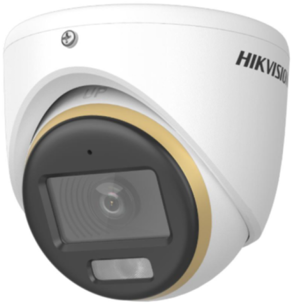 Hikvision kamera DS-2CE70DF3T-LMFS, HD-TVI dome ColorVu dual-light kamera, 2MP, 2.8mm - Слика 3