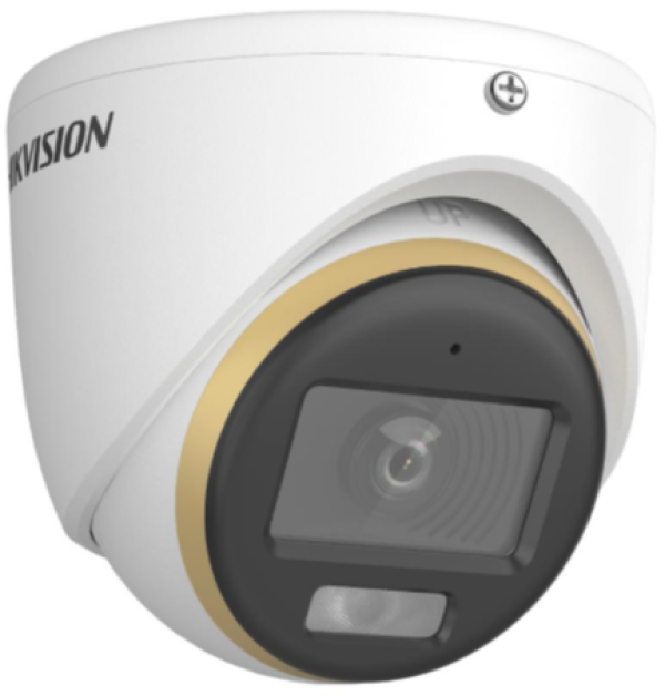 Hikvision kamera DS-2CE70DF3T-LMFS, HD-TVI dome ColorVu dual-light kamera, 2MP, 2.8mm - Слика 2