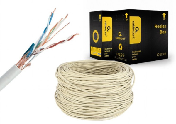 SPC-5004E Gembird SFTP cat.5E Indoor licnasti CU 305m Grey - Слика 4