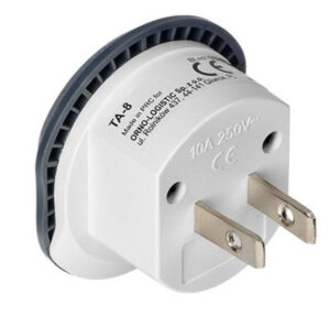 VIRONE Travel adapter TA-8 USA 110-20V/10A Travel adapter (type A,B)
