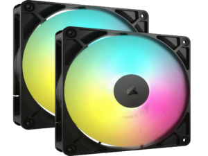 Ventilator CORSAIR RS140 ARGB/140mm/dual pack/crna