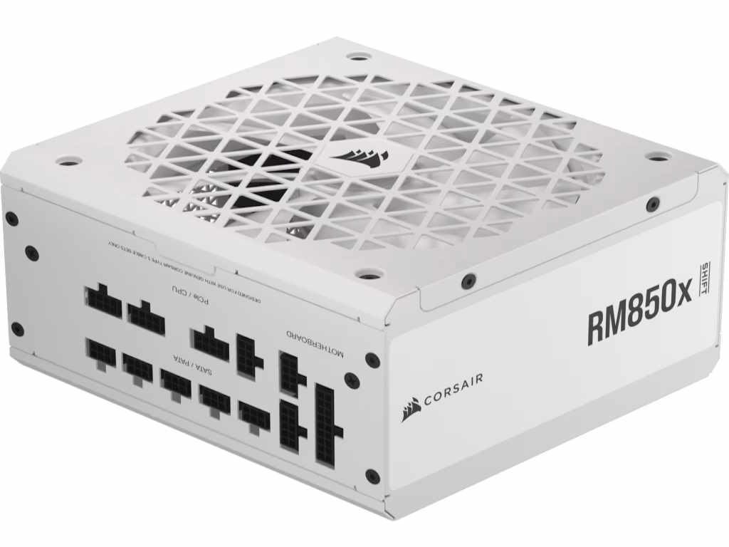 Napajanje CORSAIR SHIFT RM850x 750W/modularno/ATX/80+Gold/bela - Слика 5