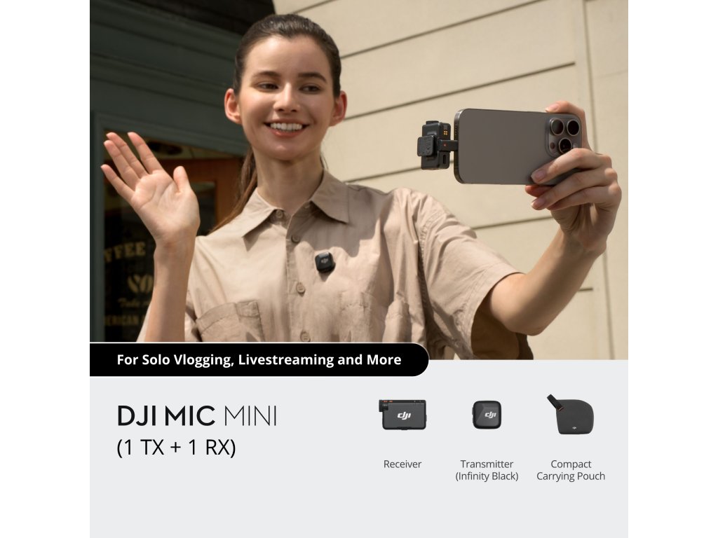 Mikrofon DJI Mic Mini (1 TX + 1 RX) - Слика 3
