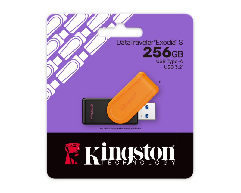 KINGSTON 256GB DataTraveler Exodia S USB 3.2 Gen1 DTXS/256GB - Слика 2