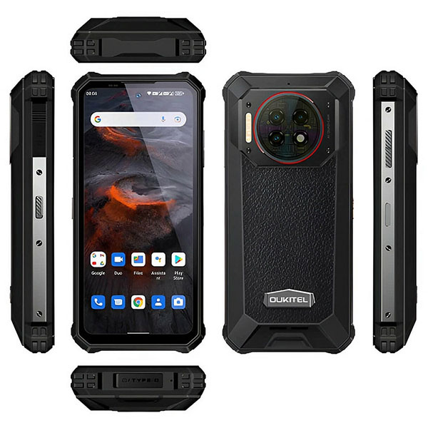 Oukitel WP19 pro black Rugged Smartphone 8GB/256GB/22000mAh/Android13 - Слика 7