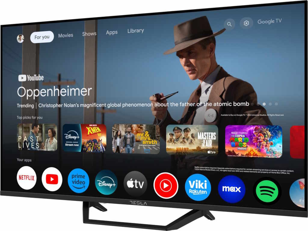 Televizor TESLA 43E655BUS/D-LED/43"/UHD/Smart/Google TV/crna - Слика 3