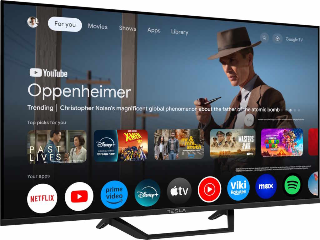 Televizor TESLA 43E655BUS/D-LED/43"/UHD/Smart/Google TV/crna - Слика 4