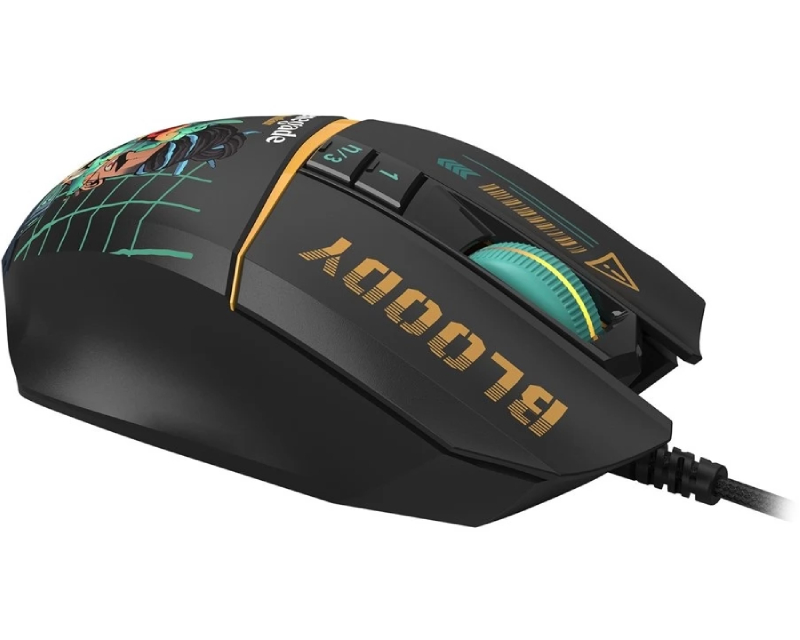 A4 TECH W63 Max Bloody RGB Gaming Renegade Midnight miš - Слика 4