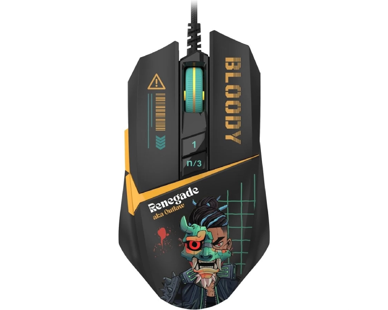 A4 TECH W63 Max Bloody RGB Gaming Renegade Midnight miš - Слика 2