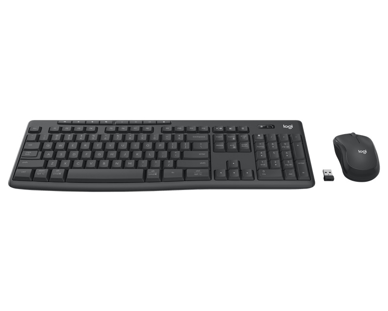 LOGITECH_ MK370 Combo Wireless US tastatura + miš crna - Слика 2