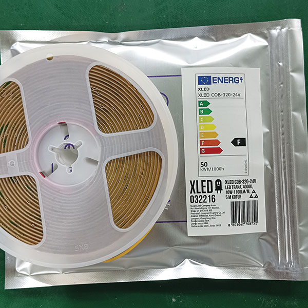 XLED COB-320-24V Led traka, 4000K, 10W-1100lm/m,5 m kotur - Слика 2