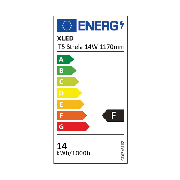 XLED T5 Strela 14W 1170mm 3CCT 3000-6500K/220-240V - Слика 3