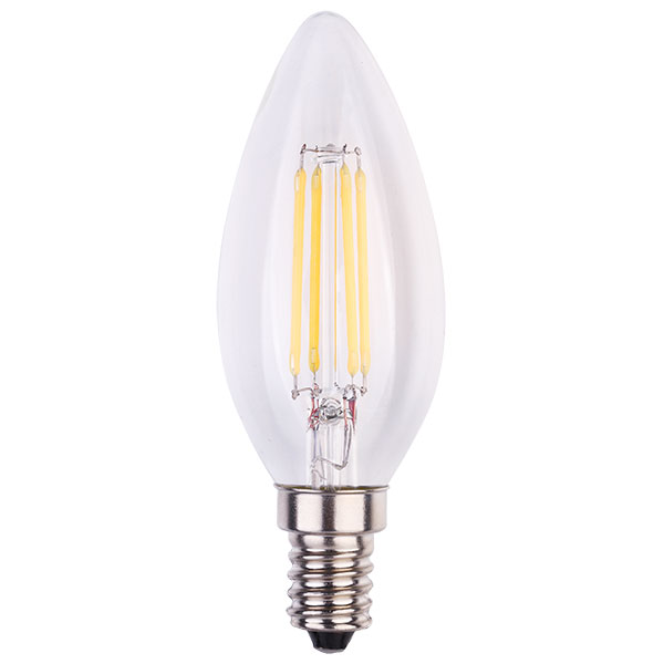 Xled E14 4W SL-F-C4-2700K-C Filament Sijalica2700K/C37/470lm/Toplo Bela - Слика 2