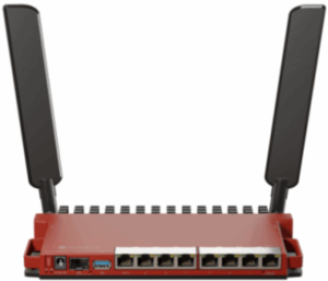 MikroTik L009UiGS-2HaxD-IN in desktop case with routerOS L5 MT161