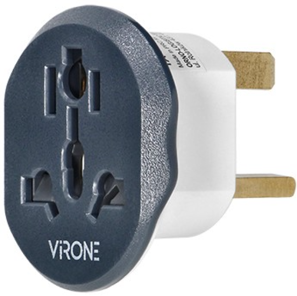 VIRONE Travel adapter TA-7 EU na UK 13A - Слика 2