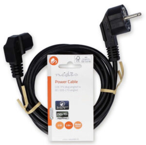 NEDIS CEGL10020BK20 Kabl za napajanje racunara C13 pod uglom 2m