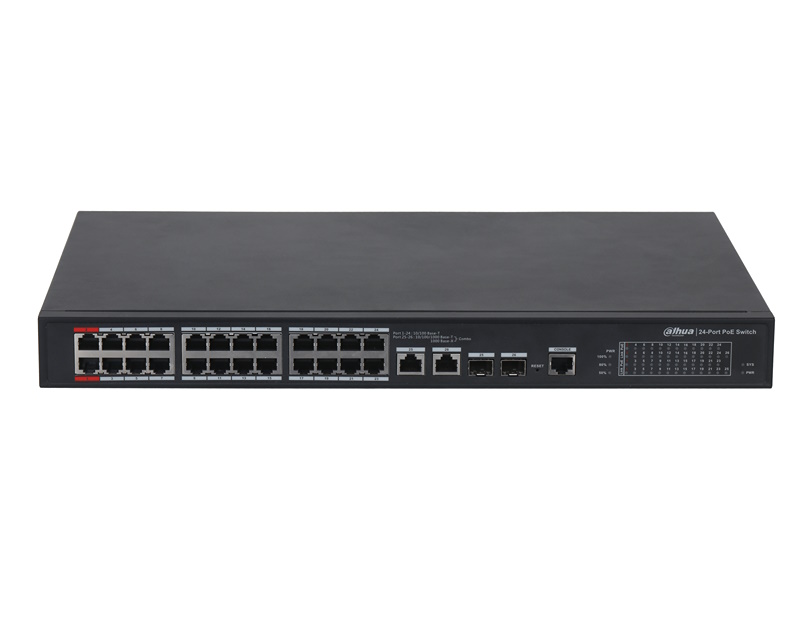 DAHUA_ PFS4226-24ET-360 24port PoE switch - Слика 3