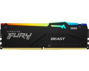 KINGSTON DIMM DDR5 64GB (2x32GB kit) 6000MT/s KF560C36BBE2AK2-64 FURY Beast RGB EXPO