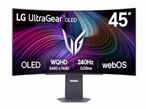 Monitor LG 45GX90SA-B 44.5"/OLED,21:9,zakrivljen/3440x1440/240Hz/0,03ms GtG/HDMIx2,DP,USB/Gsync