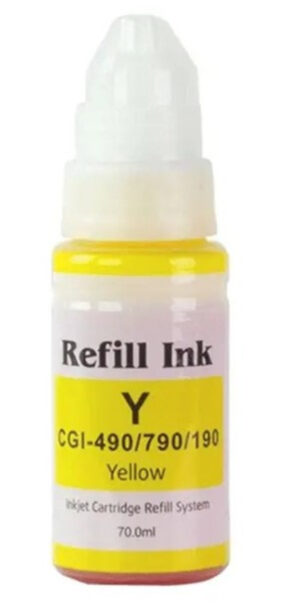 SINOCOPY INKJET GI-490 Dopuna Yellow SINO boja bocica sadrži 70 ml mastila za Canon CNIJY490SC