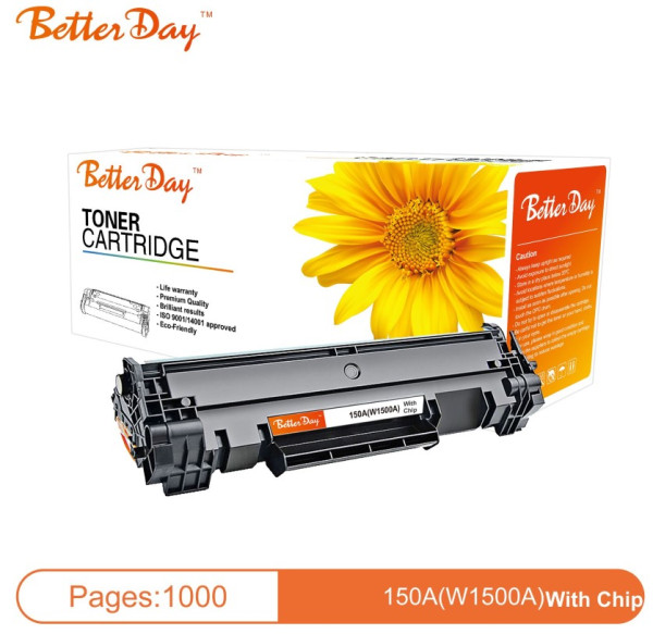 Toner BetterDay W1500A, 150A zam. kaseta za HP M111/M141 1k (sa cipom) - Слика 3