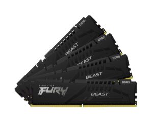KINGSTON DIMM DDR5 128GB (4x32GB kit) 5200MT/s KF552C40BBK4-128 FURY Beast Black XMP