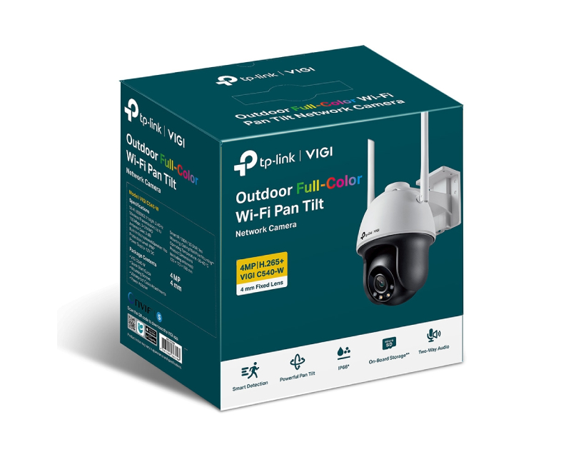 TP-LINK VIGI C540-W(4mm) 4MP spoljna color wifi PT network K - Слика 2