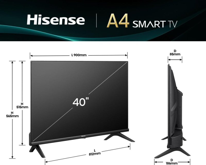 HISENSE 40 inča 40A4Q FHD Smart TV - Слика 3