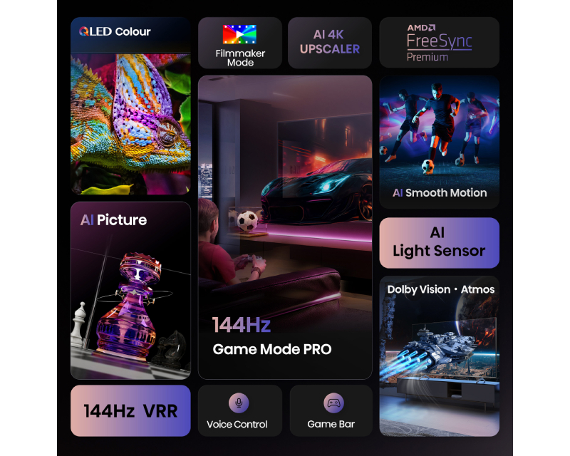 HISENSE 75 inča 75E7Q PRO QLED 4K UHD Smart TV - Слика 9