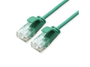 Secomp Roline S/FTP (PiMF) PatchCord Cat6A/CompLv, LSOH, zelena, 0.5m