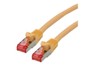 Secomp Roline S/FTP (PiMF) PatchCord Cat6A/CompLv, LSOH, žuta, 2.0m