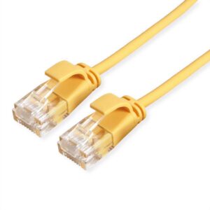 Secomp Roline UTP PatchCord Cat6A/Class EA LSOH CL SLIM žuta 2.0m