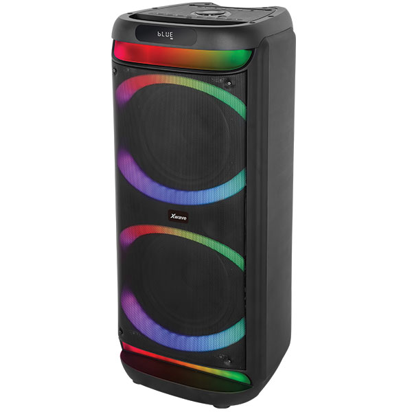 Xwave Party 1022 Bluetooth zvučnik TWS/100W/FM/USB/TF/AUX/2 x 10"/LED RGB color - Слика 2