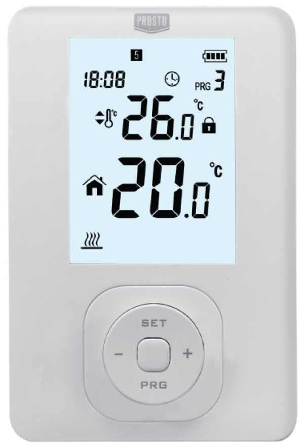 Programabilan sobni termostat, žièni, PROSTO - Слика 3