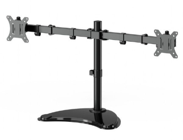 MS-D2ST-02 Gembird Duplo Stono postolje za monitor (rotiranje, naginjanje, okretanje), 13-32 max.8KG - Слика 5