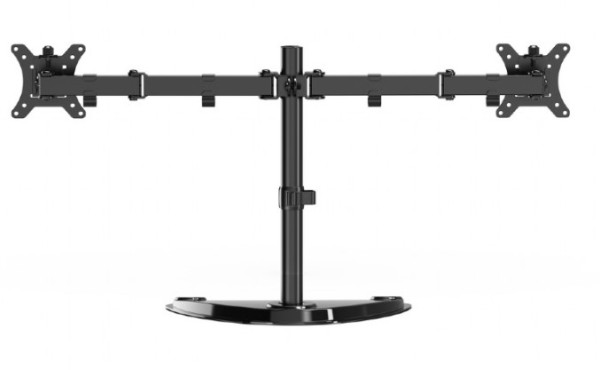 MS-D2ST-02 Gembird Duplo Stono postolje za monitor (rotiranje, naginjanje, okretanje), 13-32 max.8KG - Слика 3