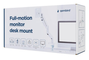 MA-DA1-04-W Gembird podesivi drzac za monitor, tilt, 17-32 max.10kg White