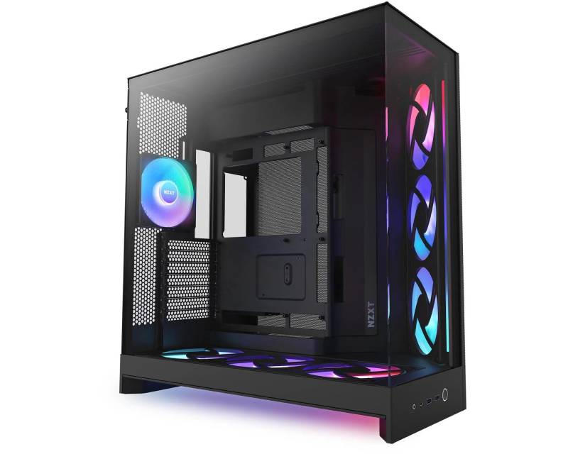 NZXT H9 Flow RGB+ Gaming kućište crno (CM-H92FB-P1) - Слика 3