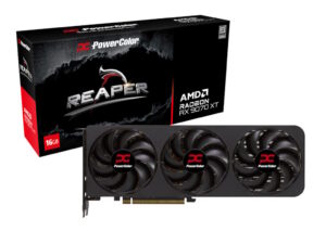 Graficka karta POWER COLOR RX 9070 XT 16G-A Reaper AMD/16GB/GDDR6/256bit/crna