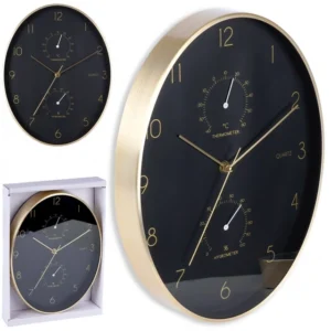 Vilde 569934 - Zidni sat sa termometrom 27cmx34,5cm