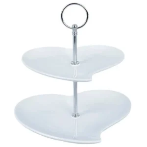 Vilde 122936 - Porcelanski  stalak na  2 sprata za serviranje / prezentaciju, 21