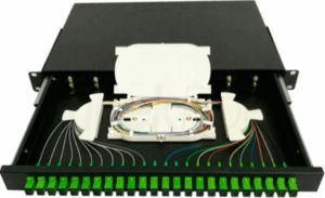 Optièki patch panel ExeLink sa 24 konektora SC/APC za rek orman